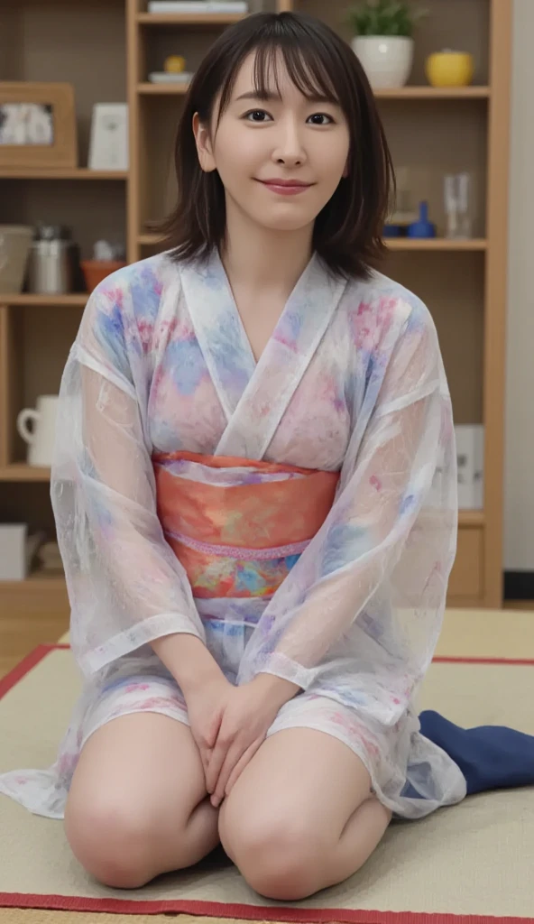 (masterpiece:1.1, Best Quality:1.1, 16K HDR, High resolution), (1girl in, Solo), ultra sexy and beautiful Japanese woman, ((mature female, older woman, Fundoshi woman)), (Black hair, semi short hair, earrings), ultra gigantic cleavage, ultra huge breasts, ultra Colossal tits, ultra large boobs, Abandoned hut, abandoned barn, farms, Dark atmosphere, (Perfect slim body), hyper derailed face, Detailed eyes, Realistic skin texture, ((Full body shot, squat down, A white bandage is wrapped around her chest, Wrap the Sarashi around your chest, Bare legged, White Fundoshi, Super realistic Fundoshi, Please show me your shaved armpits)),