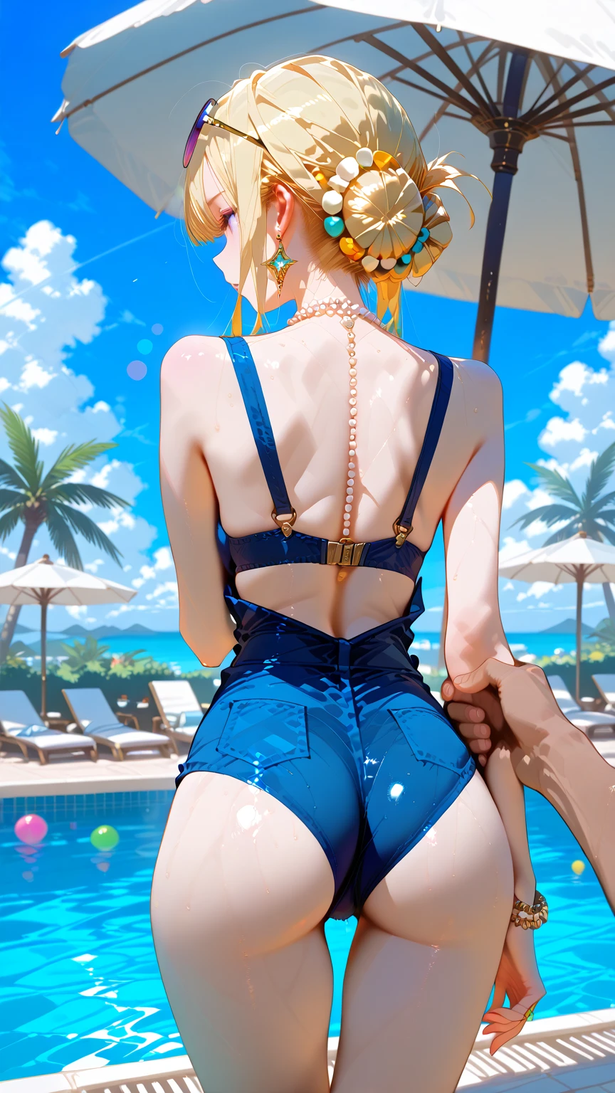 (best quality, 8k, masterpiece, Ultra HD: 1.3), (K-pop idol: 1.4), 1 beautiful girl, (Large Breasts: 1.2), Chest gathering,(You can see the shape of the nipple:1.2),(Long hair), Abdominal muscles, Perfect body, Ultra-detailed face shape, Delicate lips, Fair, Skin is hydrated, sweaty skin, Wavy Blonde, Silver Light Hair , super fine hand, Thin fingers, side splits,(Random color sheer bikini:1.4), Random Color(Random Color), (Large Breasts), ()), (Glasses), ((detailed pantyhose)),detailed, at the seaside, seaside, Beach, Sexy Girls, transparent, Seductive smile, ((Look into her eyes、see below)),Stay focused,Love in the eyes,Provocative expressions,, detailed legs, , (One-leg stand:1.2), (Lean forward,Kneel on the glass table and squat down to spread your legs:1.3),Raise your hips high,(beautiful little ass:1.3)、(Stick out your ass)、Beautiful back、Hands on the wall、lag、angle from behind、You can clearly see the shape of your butt、Gesture of invitation、Sexy、Just be blunt、excited、(Show your butt)、Exposure behavior、Show your butt、(Beautiful thighs)、(Perfect anatomical structure:1.2),(Bikini fits tight on the buttocks:1.3),((Looking Back, Rear Projection)),Start from below:1.3,