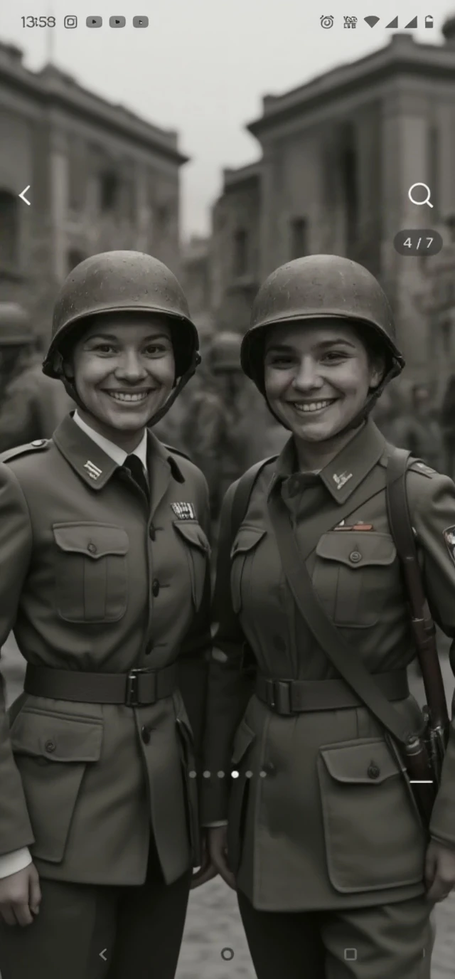 cinematic film still of <lora:Cinematic ww2 style:1>
1940's, 1940, ww2, world war 2, second world war, a ww2 prison woman with a face full of bruise and covered in bandages cinematic ww2 style, looking at viewer, smile, 1boy, hat, jacket, male focus, multiple boys, teeth, solo focus, blurry, depth of field, blurry background, parody, realistic, bandied on face, photo background , vintage, classic, cinematic, dramatic, photography, documentary, shallow depth of field, vignette, highly detailed, high budget, bokeh, cinemascope, moody, epic, gorgeous, film grain, grainy