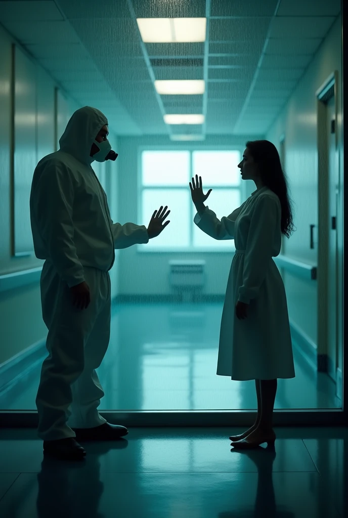 A unknown person try to rape and murder the lady doctor in the room

