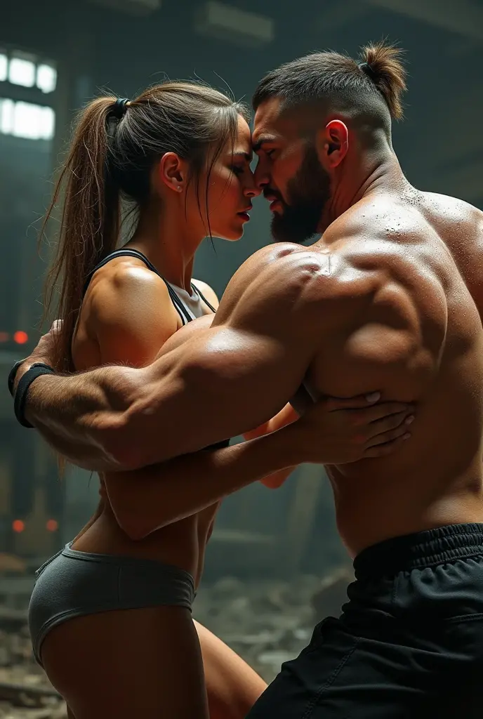Man back head with hair
