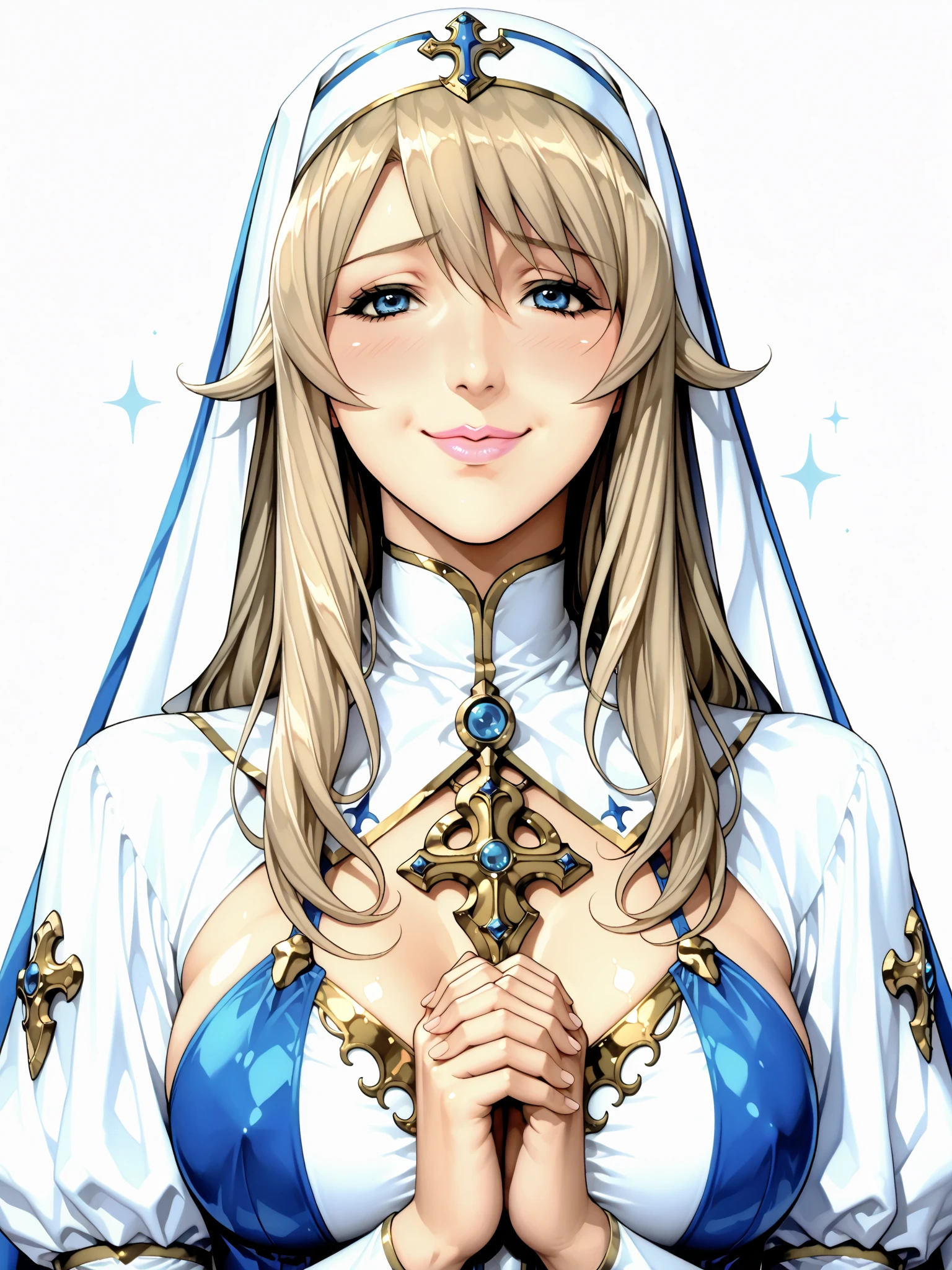 Simple White Background,
white outfit,white dress, bare_shoulders, jewelry, side-tie_panties,white_legwear,
<lora:Sword_Maiden_GoblinSlayer-KK77-V2:0.7>,
blonde_long_hair,bangs,barefoot,Blue_eyes,
<lora:Mariana_Luciano_NON_VIRGIN-KK77-V1:0.3>,<lora:more_details:0.1>,
1 girl, 20yo,Young female,Beautiful Finger,Beautiful long legs,Beautiful body,Beautiful Nose,Beautiful character design, perfect eyes, perfect face,expressive eyes,perfect balance,
looking at viewer,(Focus on her face),closed mouth, (innocent_big_eyes:1.0),Light_Smile,
official art,extremely detailed CG unity 8k wallpaper, perfect lighting,Colorful, Bright_Front_face_Lighting,shiny skin,
(masterpiece:1.0),(best_quality:1.0), ultra high res,4K,ultra-detailed,
photography, 8K, HDR, highres, absurdres:1.2, Kodak portra 400, film grain, blurry background, bokeh:1.2, lens flare, (vibrant_color:1.2),professional photograph,
(Beautiful,large_Breasts:1.4), (beautiful_face:1.5),(narrow_waist),