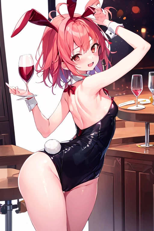 ((masterpiece,best quality anime,Highest quality:1.3)),realistic,,cowboy shot,(30 year old beauty), gunslinger ,1woman,solo,((very small head:1.4)),((very long body:1.3)),red hair,bangs,((long ponytail hair)),gorgeous big eyes,brown eyes,shy,tears,in heat,((black mini dress)), court shoes,.((slender body:1.3,skinny)),small breasts,gleaming skin,shiny skin,sweat:1.2,(spread legs:1.3),sitting,Luxurious tables、Orgy,Luxurious party venue、Luxury Hotel、Naked women in the background,nsfw,