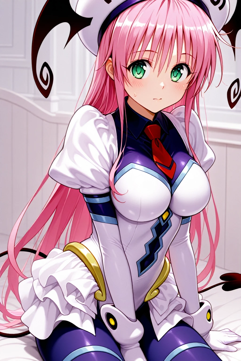 ((Top Quality、16K、​masterpiece:1.3))、a tall and beautiful woman、Perfect Figure:1.4、(dream aesthetic) Slim Abs, young girl (embarrassed girl) solo, long voluminous pale-red hair 、messy hairstyle (with hair bangs), turquoise-blue eyes, pale-white skin (highlighted, realistic shading)、huge bust、Highly detailed facial and skin texture、(A detailed eye, Symmetry Eyes, Clear realistic eyes, Double eyelidd、Cold-stricken face、Symmetrical face), very  realistic skin, goth makeup, Royal sisters full of fans、The Telegraph Esbian、peach buttocks, white bra and panties (wet), black tights,  squart、(Raw foto:1.2)、((Photorealcitic:1.4))Top Quality、​masterpiece、Real Photography、very delicate and beautiful.、super detailed CG、Unity、8K photo wallpaper、delicate detail、best qualtiy、Highly detailed CG unity 16k wallpaper、absurderes、Incredibly Absurd、huge file size、extremely highly detailed、Hight Resolution、ighly Details、Beautiful detail girl、extremely beautiful eyes and face, cute eyes look、Facial light、cinematic lightings、(Proportional hips, thick thighs, beautiful legs, realistic pantyhose) 1girll、see -through, inside house (bedroom) 、ulzzang-6500、The Telegraph Esbian, different poses at different angles,