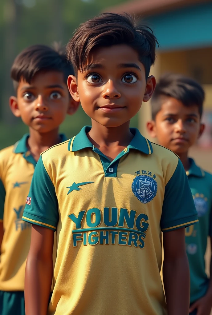 Boys in india jersey