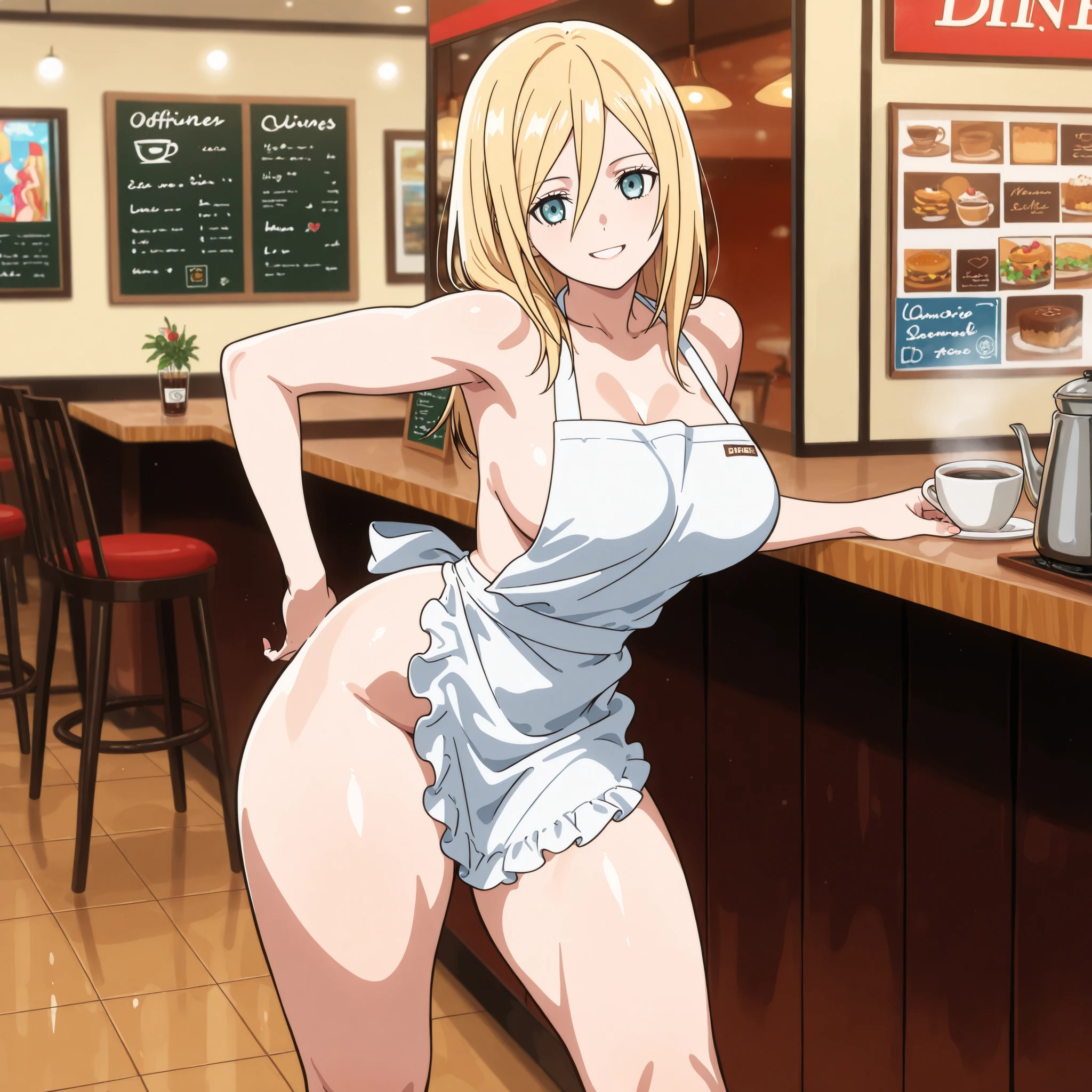 Hyperrealistic art <lora:Android18XL:1>and18, naked, large breasts, sexy, blonde, restaurant, a bear
. Extremely high-resolution details, photographic, realism pushed to extreme, fine texture, incredibly lifelike