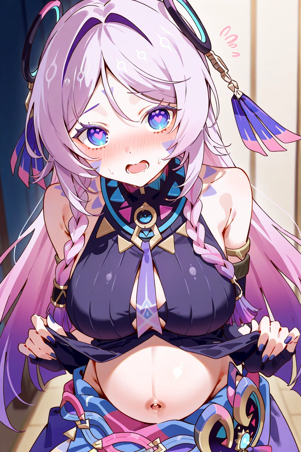 NSFW,masterpiece,Highest quality,High resolution,Very detailed,white\(no game No life\),Small breasts,(Gothic Lolita),(kimono),Shoulder Bare,mini skirt,(younger sister),blush,Shopping mall,Cosplay Shop