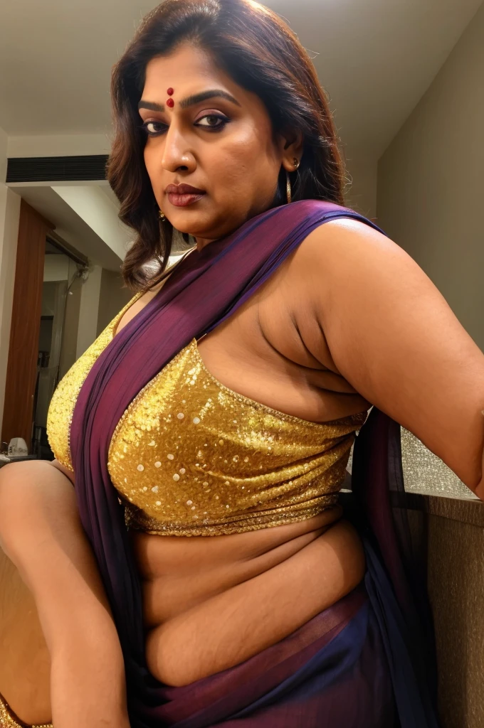 Sexy fat plus size indian bhabhi, 60 years old Woman, big Indian mommy, horny mommy, hot Amma, big Indian aunty bhabhi, wide body , heavy figure, sleeveless blouse, desi hot aunty, looks like Kriti Sanon, wearing sleeveless saree blouse, sexy sequin saree, bold saree fashion, bong saree fashion, bold hot photoshoot, sexy sequin saree, she has fleshy arms and fat wide belly, sexy armpits, showing her attractive fleshy figure, high quality skin, skin pores, skin texture, deep juicy navel, sexy navel folds, fleshy figure, jiggly belly, hyper realistic skin, RAW Foto, thick juicy figure, semma figure, hot chechi, hot Amma, aunty looking very hot in sleeveless blouse, sexy modern sleeveless blouse, Sheer Sleeveless Blouse, off shoulder blouse, aunty is very popular among young boys, seductive pose, goddess of seduction, kamadevi,