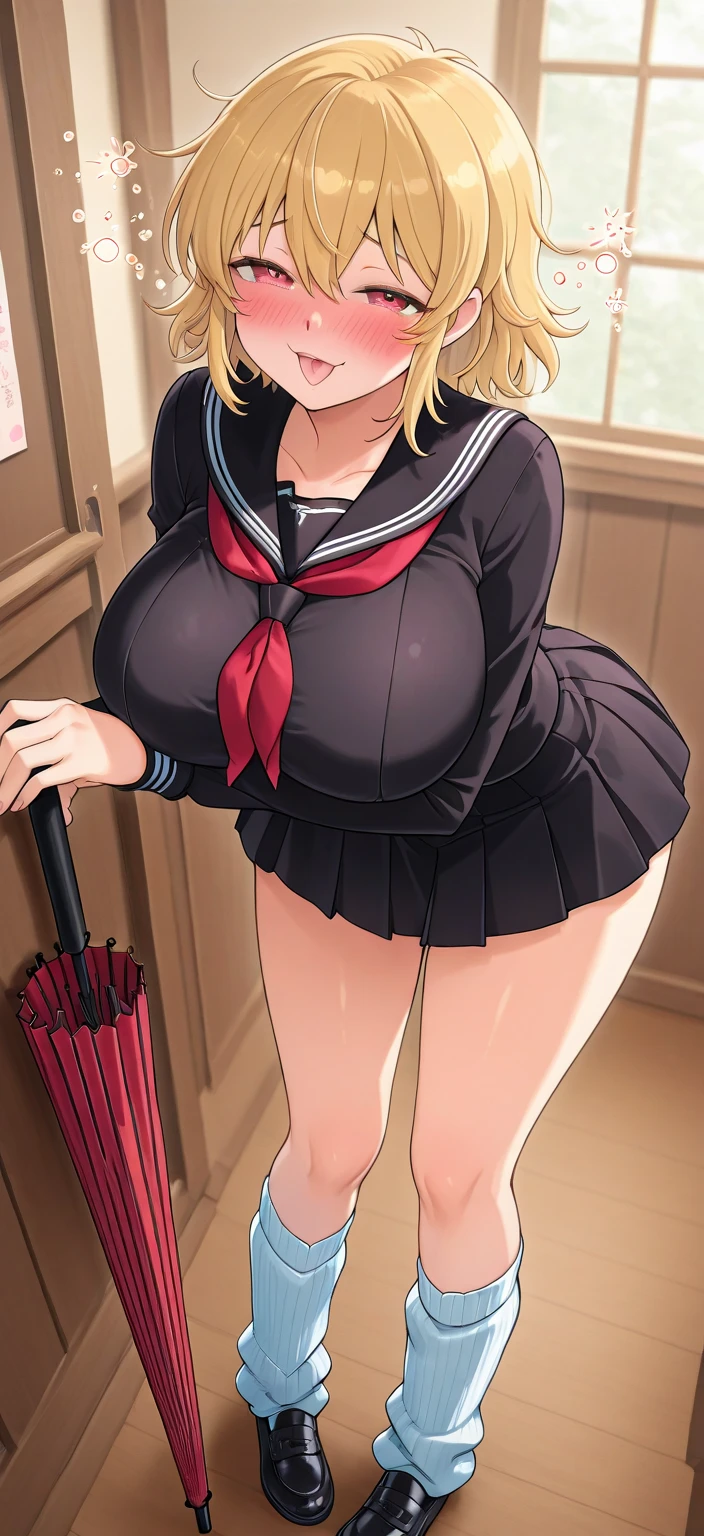 ((highest quality)), ((masterpiece)), (detailed), Perfect Face、Skirt lift、No panties, no bra、、Skirt flip、NSFW、Huge breasts、Squat、MCharacter splits、solo、Pussy、Covered in semen、front、Open up