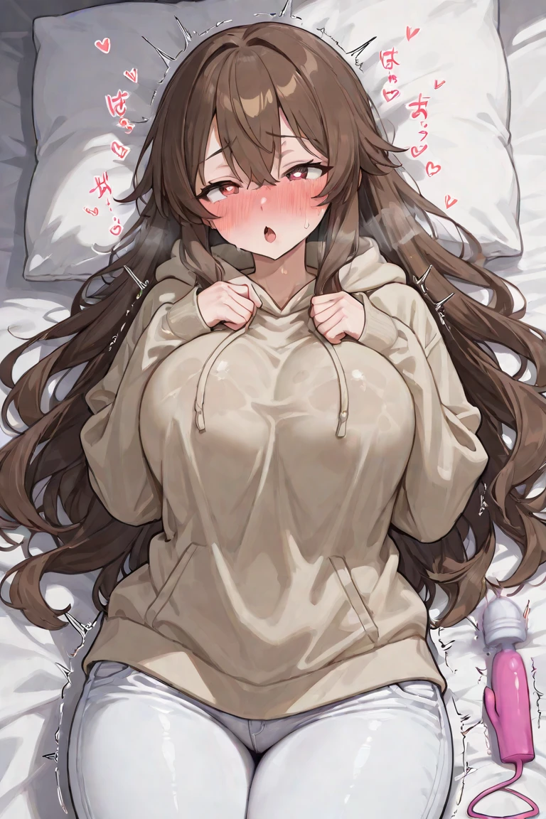 Ultra-high-resolution 8K portrait of a hyper-realistic J-POP styled bedroom scene with a beautiful woman lying on her bed, engrossed in reading manga and unable to stop. The room is vibrant with pastel colors, anime posters on the walls, and plush toys scattered around. The bed has a cute, patterned duvet, and the woman is dressed in a stylish, casual outfit. Her expression shows deep concentration and joy as she reads. The lighting is soft and warm, casting gentle shadows, creating a cozy atmosphere. Extremely detailed, cinematic composition, trending on ArtStation