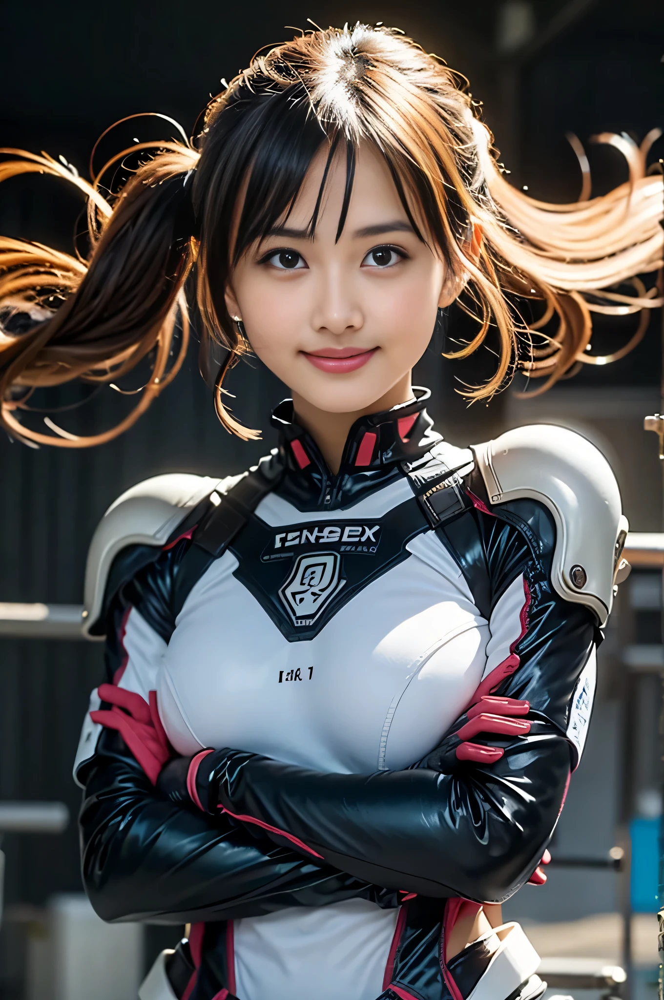 (8K、Raw photography、Highest quality、masterpiece:1.2),(Black Hair、Dark Eyes:1.9),(Plug Suit:1.6)、View your audience,Viewed from the front,White skin,(:1.3)、(Tight waist:1.6)、(Clothes that accentuate the shape of the breasts:1.2)、(Big Breasts :1.5)、Slim figure、Ultra-high resolution,beautiful,beautiful fece,(One person、No background:1.9),whole bodyボディー,Japanese women,(reality的:1.37)、Photon Mapping,reality、(Baby-faced and cute: 1.2)、(Cute Smile: 1.8)、(Round face: 1.8)、Radio City、Physically Based Rendering、Depth of field rally background、photograph, (:1.8),(:1.6),whole body、Great quality