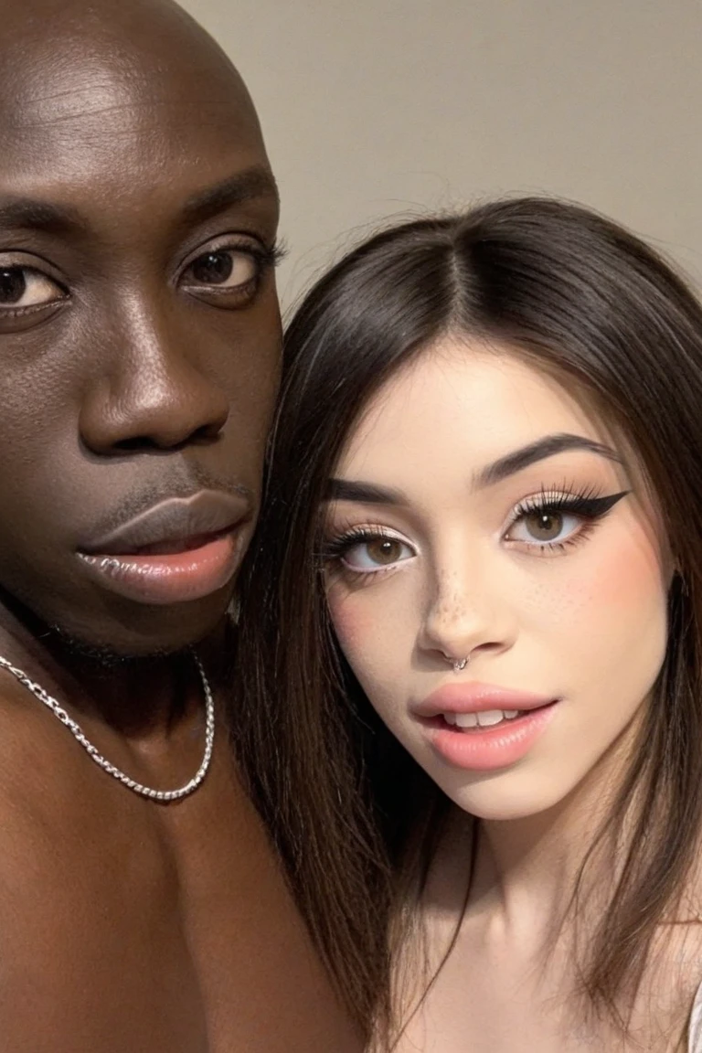 <lora:bbcslfe:.9>, bbcslfe, blkd, (huge penis), 1boy, testicles, erection, selfie, breasts,
22 year old 1girl,
high quality,
perfect face ,
supermodel, Caucasian,
masterpiece ,
realistic,
detailed facial features ,