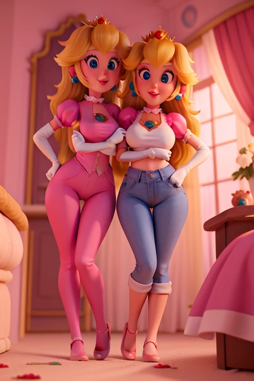 ((princess peach 44 masters ultra-precious ultra-detailed ultra-realistic sexy milf)),((long wavy blonde hair with a gorgeous pink bow ultra-detailed ultra-realistic)),((ultra-realistic detailed light blue eyes)),((ultra-realistic slut gorgeous makeup, lipstick, eyeliner, big eyelashes)),((lovely earrings with a heart)),((no crown)),((no headband)),((naughty face ultra-detailed friendly mischievous ultra-realistic)),((slim lady leather beautiful and sexy ultra-detailed ultra-realistic)),((huge juicy and sagging breasts ultra-detailed ultra-realistic, hard nipples large and swollen ultra-realistic)),((beautiful pink dress with bows and balls with incredible fantasy embroidery details ultra-detailed ultra-realistic ultra-quality)),(( dress has a huge neckline that lets her breasts come out of the dress)),((the skirt of the dress is open in the middle revealing her tiny and tight pink thong ultra-realistic detail)),((beautiful pink light with bows and balls with incredible Ultra-detailed fantasy embroidery details, ultra-realistic ultra-quality)),((wonderful fantasy white thigh-high stockings with bows and balls with incredible details, ultra-detailed fantasy embroidery, ultra-realistic ultra-quality)),((perfect ultra-realistic ultra-detailed beautiful pink heels)),((image ultra-quality)),((ultra-realistic image ultra-detailed ultra-quality)),((8k)),((walking through the castle garden ultra-detailed ultra-realistic)),((secret fantasy garden inside the castle ultra-detailed ultra-realistic)),( (she is walking through the garden walking detailed ultra-realistic)),