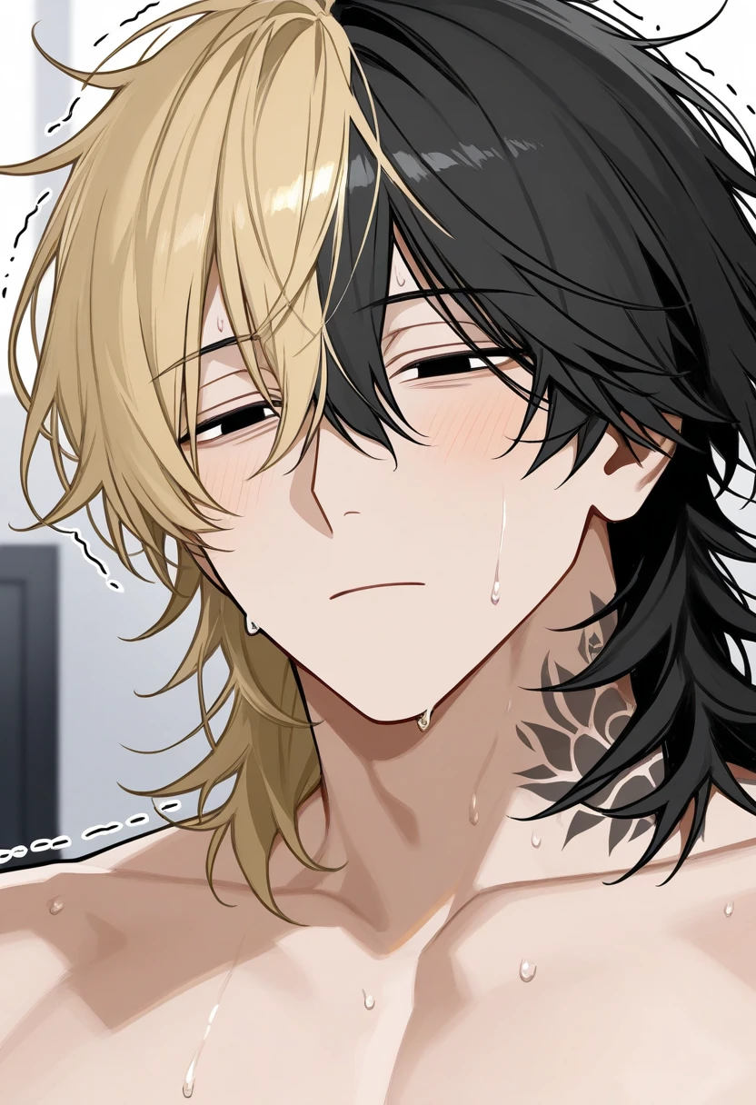 score_9, score_8_up, score_7_up, score_6_up, 1girl, hellsing, seras, ahoge, blush, straight-on, in heat, aroused, naughty face, open mouth, tongue, plump lips, heavy breathing, upper body, face focus, (arms at sides), sweaty, 1girl, 1boy, large penis, long penis, testicles, penis awe, (penis over eyes), penis on face, foreskin, saliva drip, blackfire, nude, naked, blonde hair, dark skinned male, blonde hair