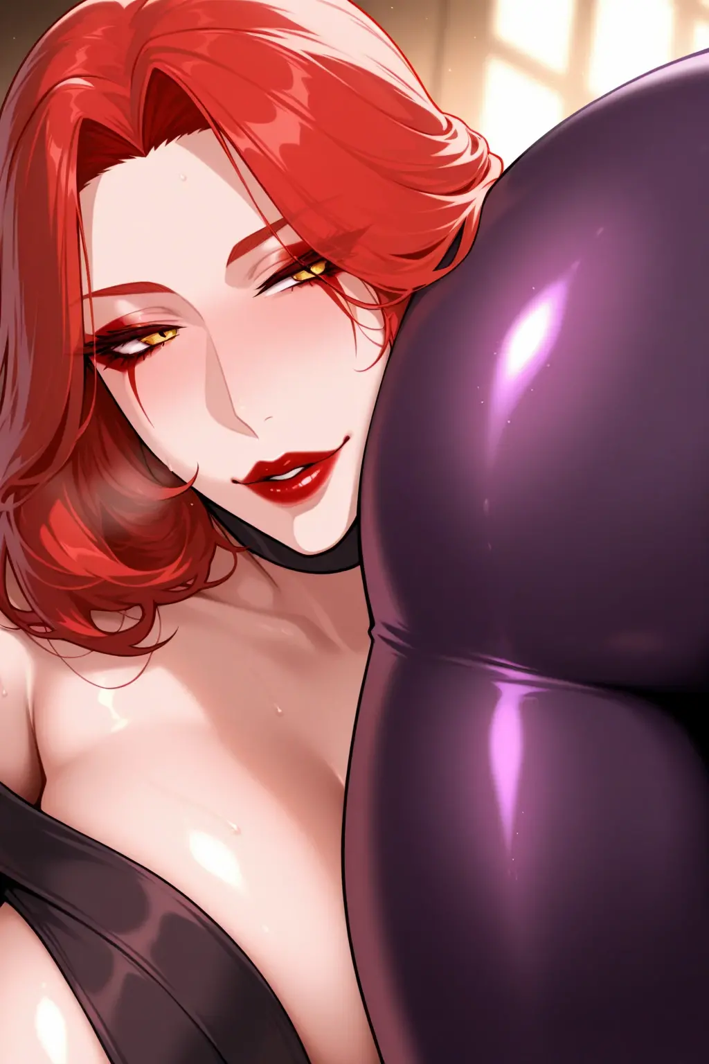Jessica Rabbit, squeezing tits, completely naked, massive cock penetration. heart bubbles, cum covered, arched back, ass up, fucking massive cock, fucked by massive cock, clenched teeth, ahegao, heavy orgasm, fucking her extremely deep, hearts,