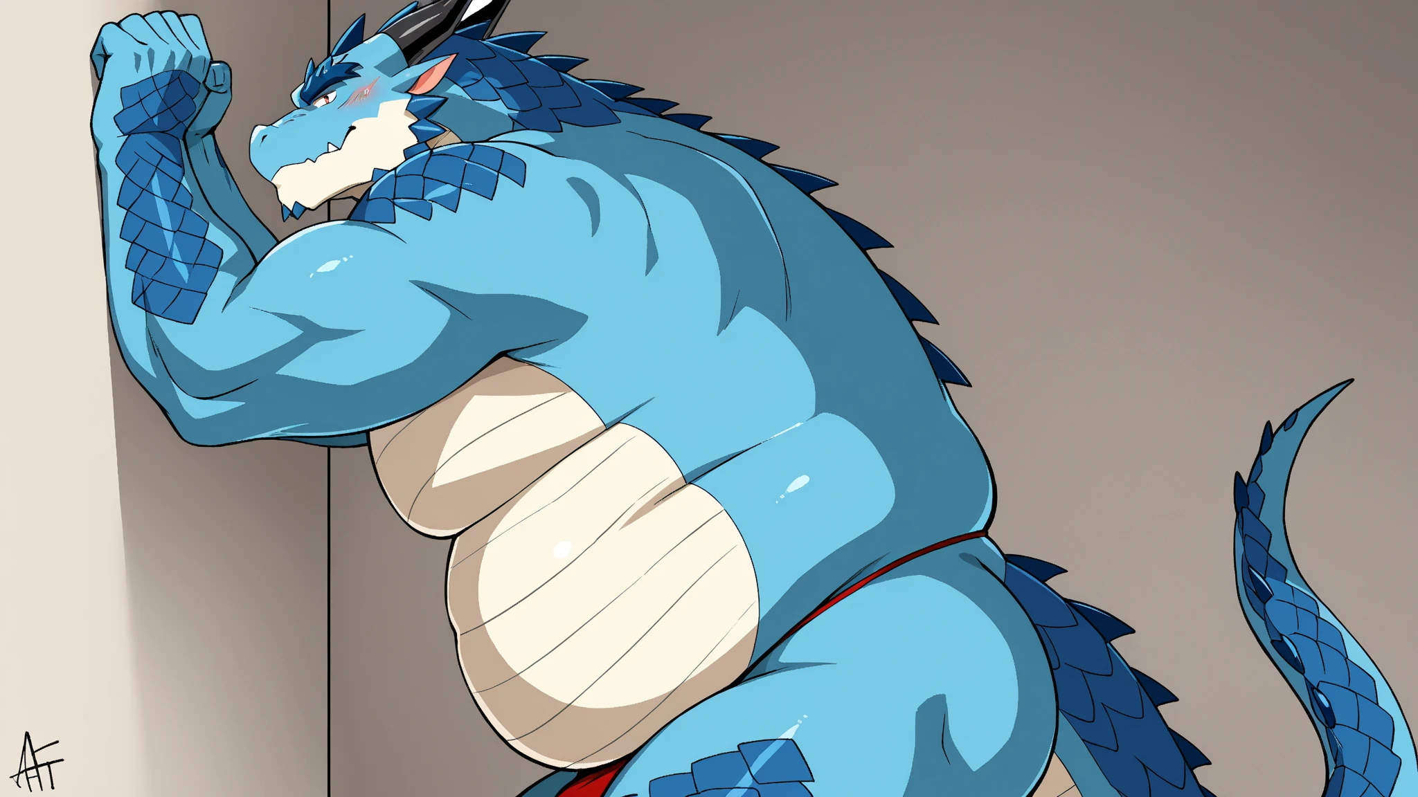 POV fucking penis, blue eyes dragon, dark blue violet and azure scales and white belly yellow crest hair mergin skin , kemono, high quality by rossciaco, high detail, rear view, high quality, 4K,