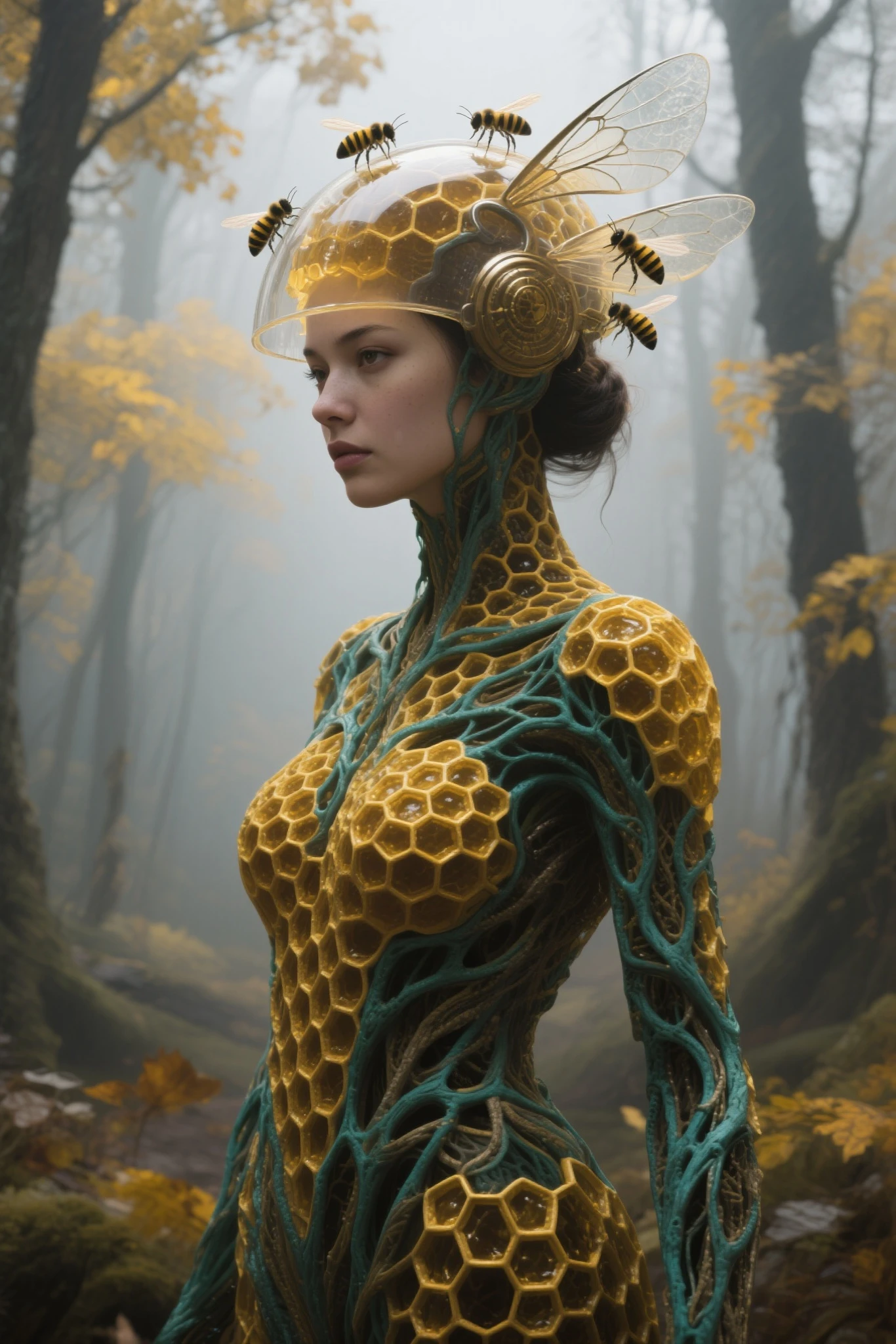 Harpy made of ais-stcks, Color splash, Female Politician, Black hair styled as Beehive, gilded technique, girl, <lora:xlMoreArtFullV1.pREw:0.6> <lora:Sticks_Style_SDXL:1>