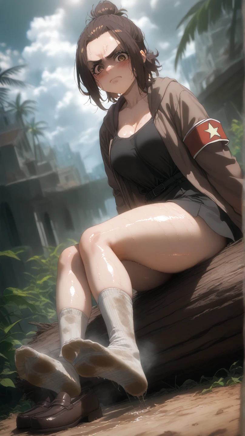 (8k、RAW Photos、highest quality、nsfw、masterpiece:1.2)、(Real、Photorealistic:1.2)、(Ultra-high resolution)、(Super detailed)、Unbelievable absurdity、Masterpiece、(Pee、Standing pee:1.5)、(Completely naked:1.5)、(Detailed facial features)、(Detailed shiny eyes)、(A stunningly beautiful 17-year-old girl:1.4)、 beautiful girl、(Completely naked、I&#39;m not wearing anything、Nothing attached)、(Camel Toe、Camel Toe、vulva:1.4)、(Full nudity:1.5)、Perfect golden ratio face、Perfect lighting、Small but perfectly shaped breasts、Small breasts、Silky shiny hair、Thighs soaking wet with Pee、(Pink nipples)、Small, firm breasts、Non-sagging breasts、Nipples are close to the center line of the body、No cleavage、Pee running down my thighedium Straight Hair、smile、Thin pelvis、Thin legs、Background seen between the legs、With legs apart、The sunlight is too bright on my face、Professional Lighting、strobe、The photo is taken using a reflector.、Glowing White Skin、Hands at sides or behind the body、background:noon、Green tree々Overgrown、Rapids deep in the mountains、Extremely clear river water、There are huge rocks scattered around、