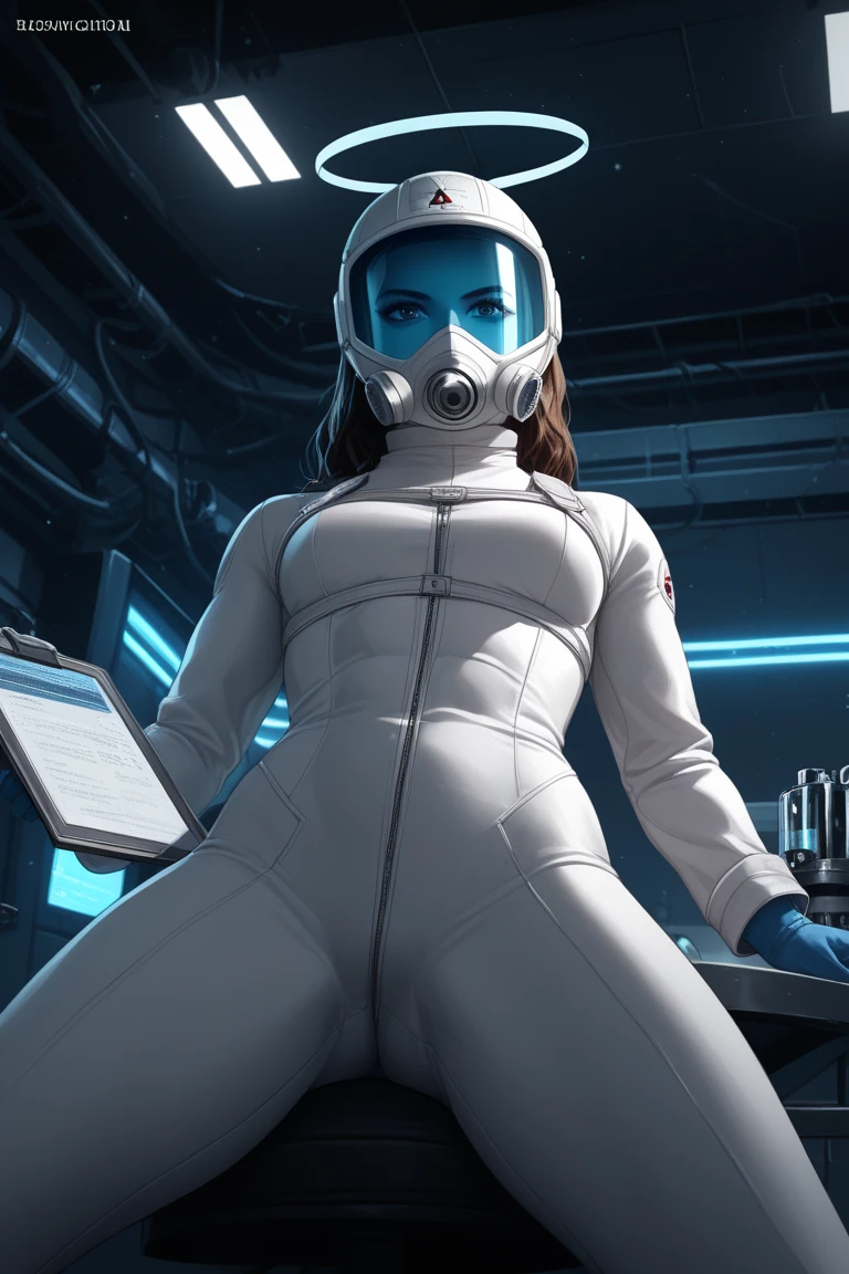 ((gothic vampire piloting in gothic spacecraft)), (((retro anime))), ((from below)), (120 fov), ((((gothic control panels)))), ((mature)), ((gothic)), (iridescent bodysuit), lace accessories, ((pilot seat)), ((((lying back)) pose)), ((elegant)), (((serious tone))), futuristic, ((cockpit top control panel)), (dark background), intricate control panel details, 1990s (style), [blushing], sweat, masterpiece, ((claustrophobic)), sparkles, limited colors, best quality, screens, ((pilot helmet)), ((hands on joystick)), night, space