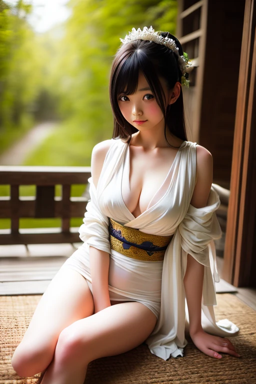 Ultimate masterpiece, (fidelity: 1.2), (sexy), (Asian girl)), infinite scenery, (fair: 1.2+fair: 1.1), medium breasts, two points slightly exposed, (translucent: 1.1), looming ,(Open thong: 1.5), lots of pubic hair, open crotch shot, open legs, (smooth: 1.1), (clear curve details: 1.1), (cute: 0.9), (shiny: 1.1), (Japanese goddess: 1.2), domestic style, the warmest yellow, the environment is blurred and elegant, the models are beautiful and sexy, high contrast is required, with some Japanese elements. --auto