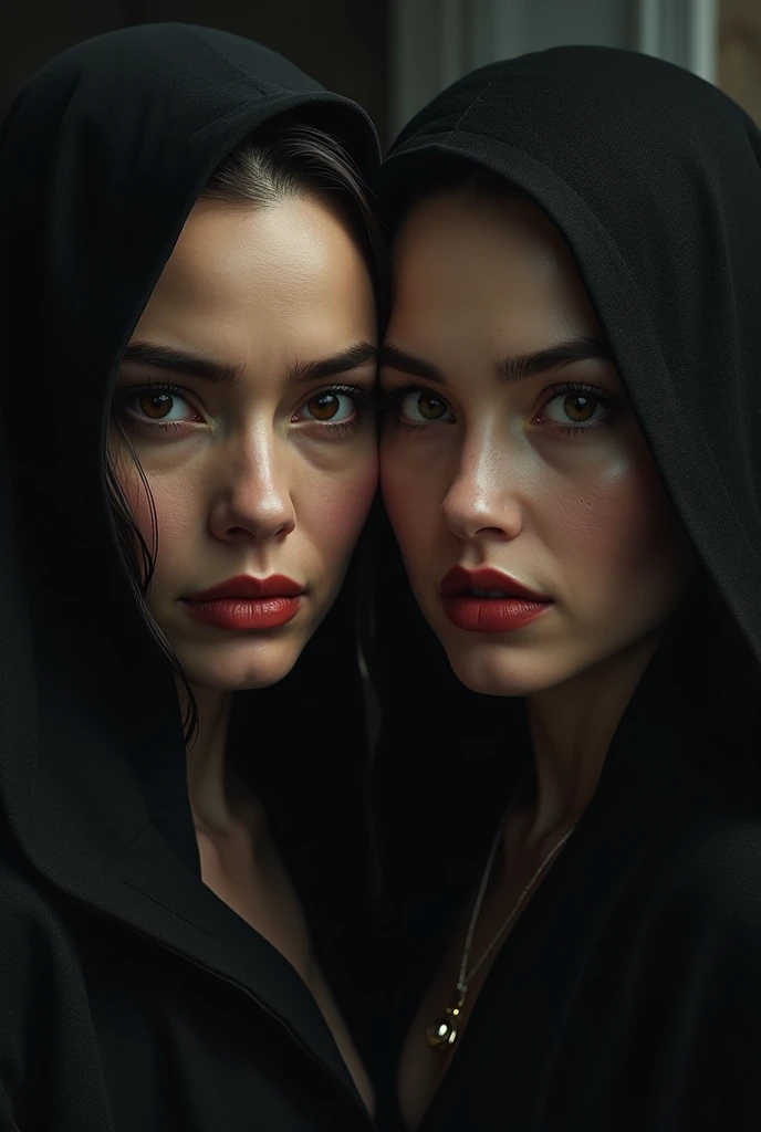 Realistic Multifaceted Female Characters，Comparing Assassins and Actors，cinematic lighting，professional portrait photography，Dramatic composition，Master Works，Ultra-high-definition texture