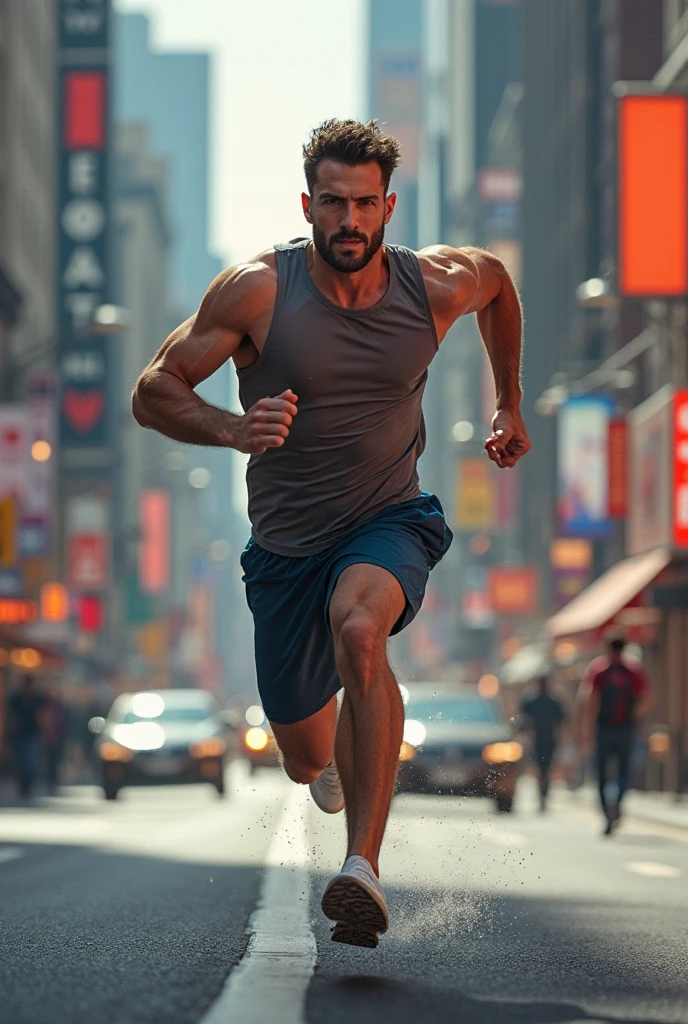 Man running 