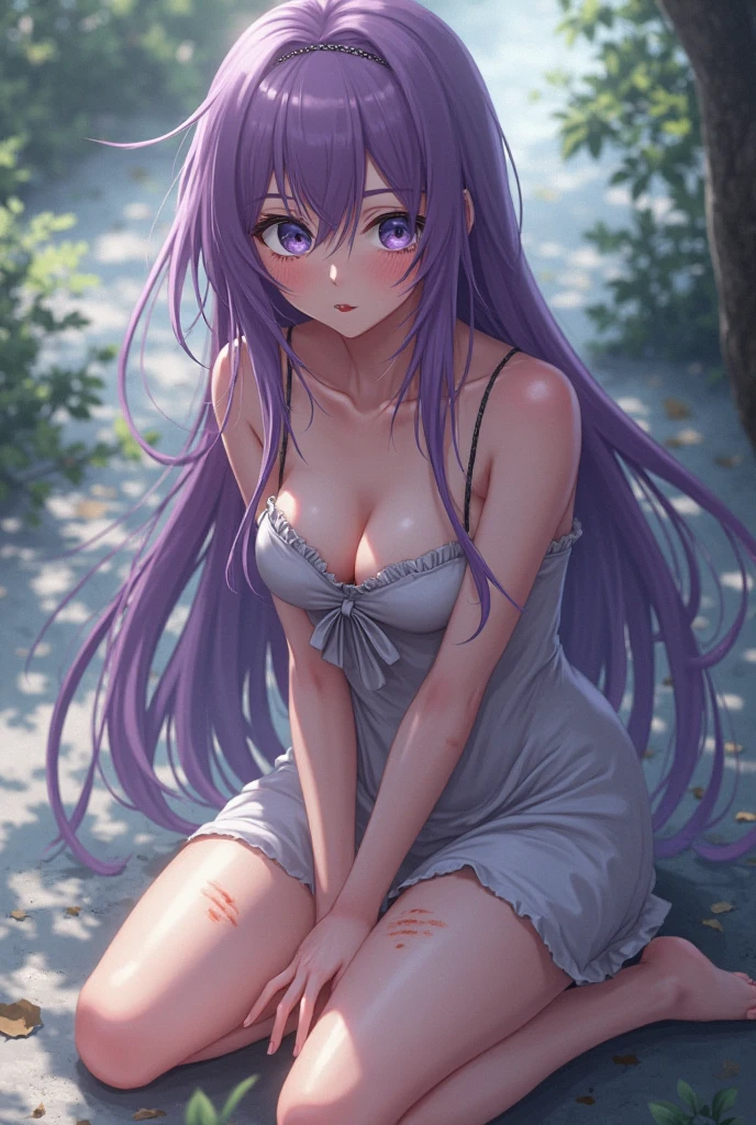 BREAK looking at viewer, BREAK (masterpiece:1.2), best quality, high resolution, unity 8k wallpaper, (illustration:0.8), (beautiful detailed eyes:1.6), extremely detailed face, perfect lighting, extremely detailed CG, (perfect hands, perfect anatomy)fern, long hair, bangs, (purple eyes:1.1), purple hair, sidelocks, blunt bangs, (bright pupils:1.5),castle,night,moon,starfall, half updo,
long sleeves,white dress, long dress,wet dress, cleavege,neckline,nipples,full body,stockings,upskirt,panties, lace panties,wet panties, camel toe,from above,bend over.