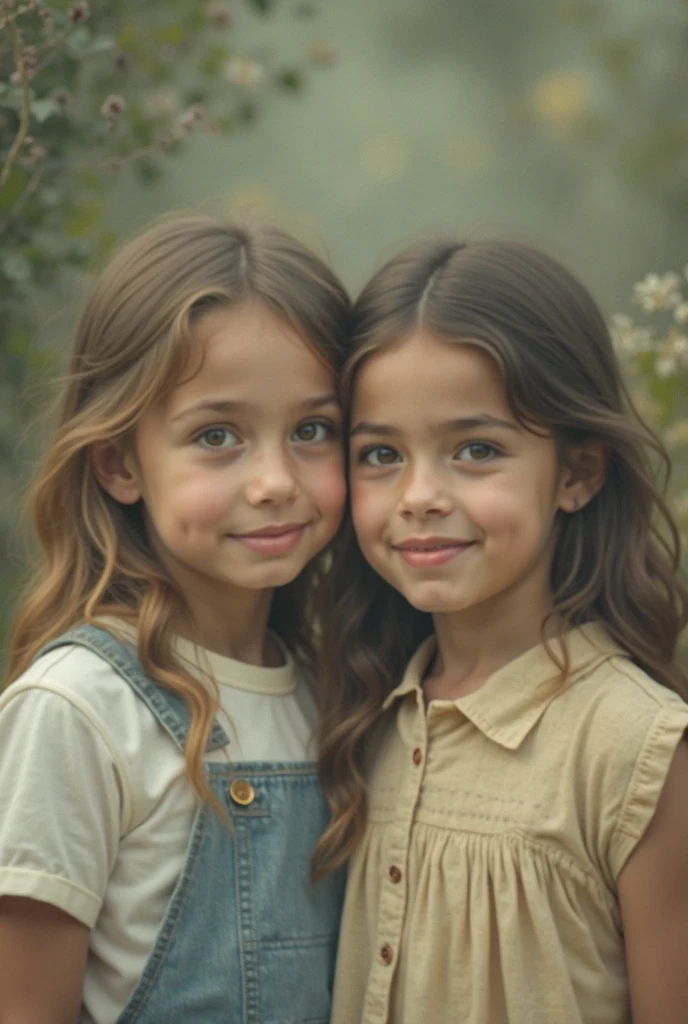 Estilo moderno, fundo branco, children's identification photo, bonito, menina sorridente, olhos escuros, cabelo curto, gravata borboleta, claro, de alta qualidade, soft green lights in children's hair.
