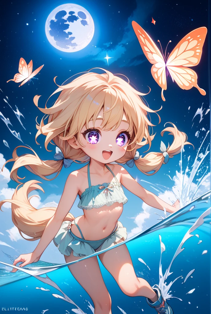 Female Student,nffsw,Bare chest is not covered with clothing,ssmile,style of anime,highlight,full of details,Get wet