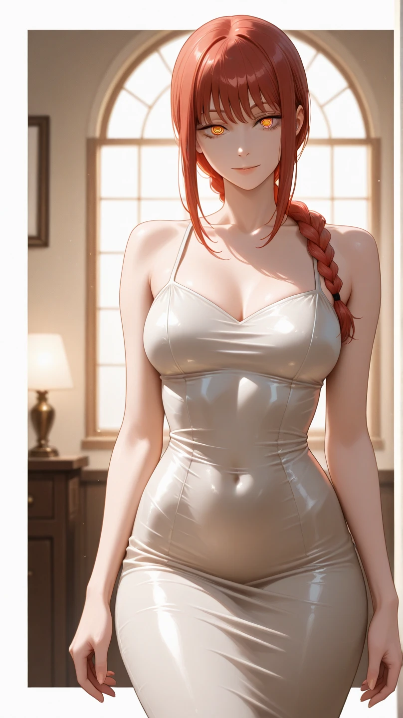 Nami, one piece, one piece dress, red short hair, cute look , big