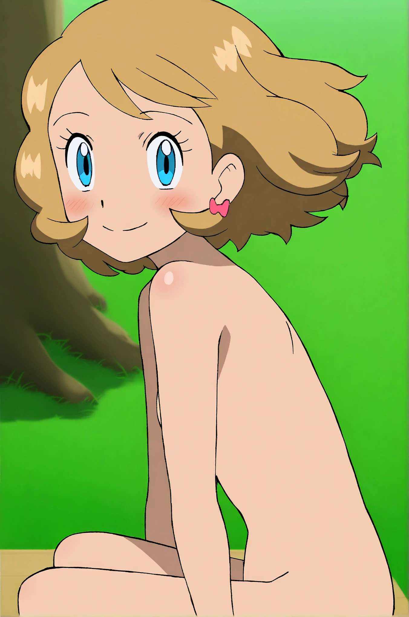 Clemont,1girl,masterpiece, expensive quality, very_expensive_solve, big_file size, full color,(completely nude:1.2),pussy,niplles,