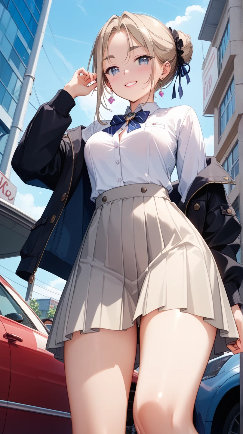 ((Highest quality)), ((masterpiece)), (detailed), One girl, sexly(((Perfect ???????, Very detailed肌))), 1 girl, Japanese, high school girl, Glowing Skin, Large Breasts:0.5, avert your eyes, look up, Take in the view, 
Beautiful Hair, Beautiful Face, Beautiful attention to detail, (Long Hair:1.7, Side Ponytail:1.5), bionde, Blue eyes, 
Beautiful clavicle, Beautiful body, Beautiful breasts, Beautiful thighs, Beautiful feet, Baby Face, Mole under the eye, 
((Short sleeve, navy sailor suit, Navy Pleated Skirt, Navy sailor collar, Red Sailor Scarf, School boots), Cross Necklace), Captivating thighs, , Big penis sticking out
((ahegao, Embarrassing, Drooling, Open your mouth)), walk, squat, Spread your legs, To pee,Leaning forward, ((Penis popping out of panties)), 
((hentai rope bondage, (hemp rope), shibari:1.5, (Tying over clothes), Use a rope to lift your back and hips up to a tree..8)), 
(Chest Bondage, (Put your arms behind your back:1.5), Arm binding, Thigh bondage, Crotch rope), Pee leak:1.9, Leaking poop:1.5)), 
(Beautiful views), buzzer, evening, Hokkaido, Sapporo, The smell of the park, TV Tower, 
8k, Highest quality, masterpiece​:1.2, Very detailed), (Realistic), Beautiful illustrations, Cinema Lighting,