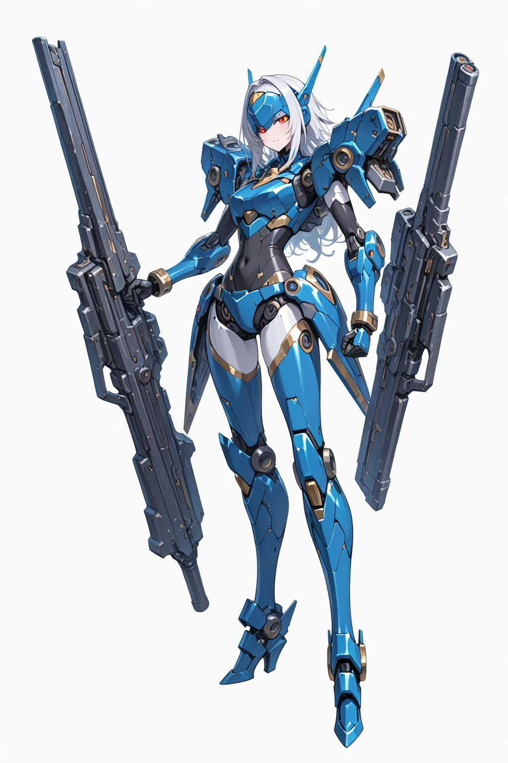 (masterpiece), best quality, high resolution, highly detailed, detailed background, perfect lighting, lens flare, mecha, 1girl medium hair white hair, cat ears, aqua eyes, mecha musume, mecha, mecha clothing, mecha armor, tight bodysuit,