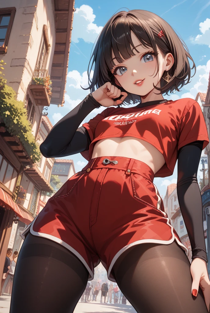 Complete redraw face, (Masterpiece: 2), (very detailed: 2), (beautiful: 2), (nordic woman face), matching skin tone, slight smirk, big eyes, (sky blue eyes: 2)