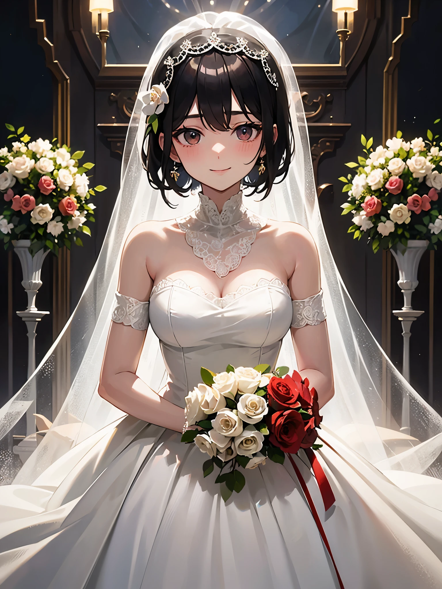 Best quality, ultra detailed, 8k, blush, light smile,