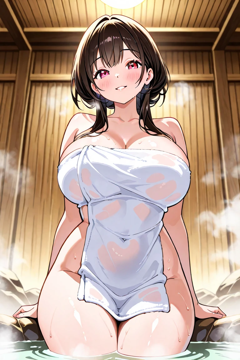 Anime cel drawing style, Best Quality, High resolution,NSFW,(1boy and 1girl,breast sucking,lactation,Breast milk, Nipple:1.8), (Upper body naked), (exposed breast:1.6),((torino_kazami,maturefemale,Plump,Brown hair,Brown eyes,Upstyle,lipsticks,wide hips:1.3)),embarrassed, Reluctant, ((breast closeup)), (White panties on string), Undressing, Looking at Viewer, (night scene,Bedrooms,on the beds), (Turn your butt towards the camera), ((Full body)), (Cowboy Shot:1.2)