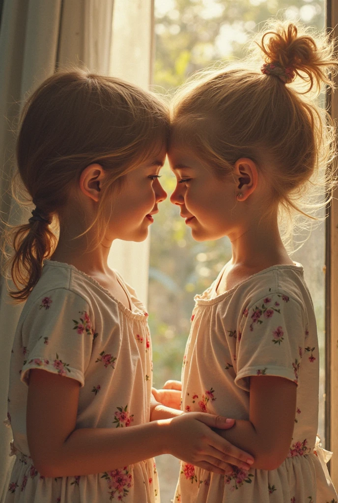 Russian style, girl children, photo studio white infinite background, close-up, bust, portrait, long dark hair giant bow CLOSED EYES,