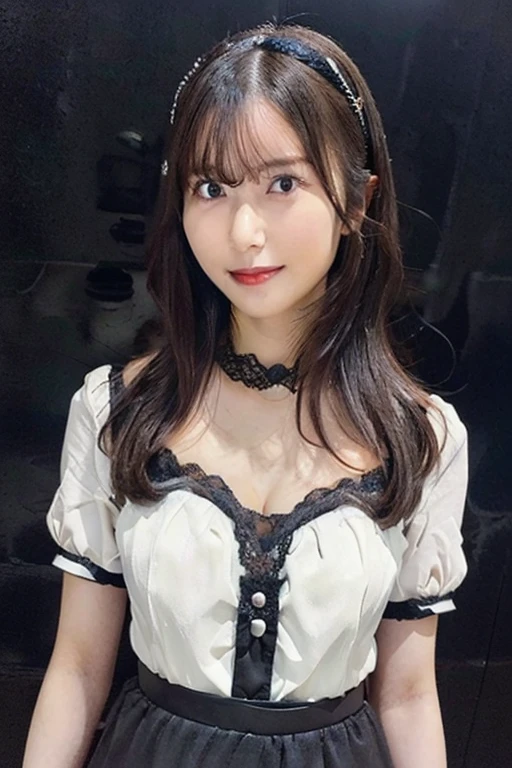 (8K壁紙),(８K),(Highest quality)、(Ultra-high resolution)、(RAW Photos、Cinema Lighting、high resolution、masterpiece),Professional photos,(Realistic, Photorealism),(high resolutionCG統合8K壁紙, Physically Based Rendering),Photorealistic,Beautiful perfectly detailed face,Beautiful perfectly detailed eyes,Beautiful perfectly detailed nose,Beautiful perfectly detailed mouth,Beautifully and perfectly detailed hand,Perfectly detailed fingertips,Beautiful detailed feet,Japanese , 18 year old Japanese girl, Beautiful detailed hairstyle,Cute Japanese Idols,Perfect Face,Super detailed face,Attention to detail,double eyelid,Slim figure,looking at the camera, (Realistic, Photorealism), (Highest quality), (Best Shadow),No makeup,Big Breasts、(Highly detailed body、Perfect posing)、Highly detailed background、(Maid Costume、I can see your abdominal muscles、sexy)、Photographed from the front、(Standing posture、Full body shot、Wide Shot、Low - Angle)、Perfectly detailed backgrounds、indoor、indoor、(Perfectly detailed beautiful thighs),(Low twin tail hairstyle)、(Peeking up a skirt)、

