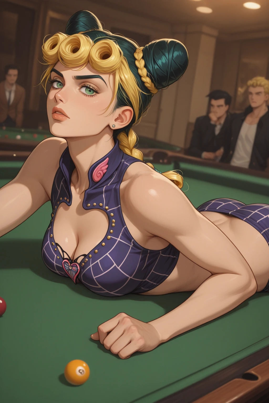 rarity from my little pony ,rarity as a girl , female body , Slender body , upper body , las vegas , inside casino, casino in background , Hand under the chin ,sit behind poker table , her breasts are on the table , playing poker , lost the bet , posing , a lot of money on the table, very long hair ,sexy pose , erotic , topless , exposed breasts , spread arms , sexy face ,angry face , breasts are visible , wide angles ,naked , nude , sexy pose , sexy face, bracelets , big breasts , lush breasts , Bulky Breasts , voluminous breasts ,look at to viewer , eye contact, high quality , detailed , wallpaper , realistic , wide camera angle , front view , a shot of poker table