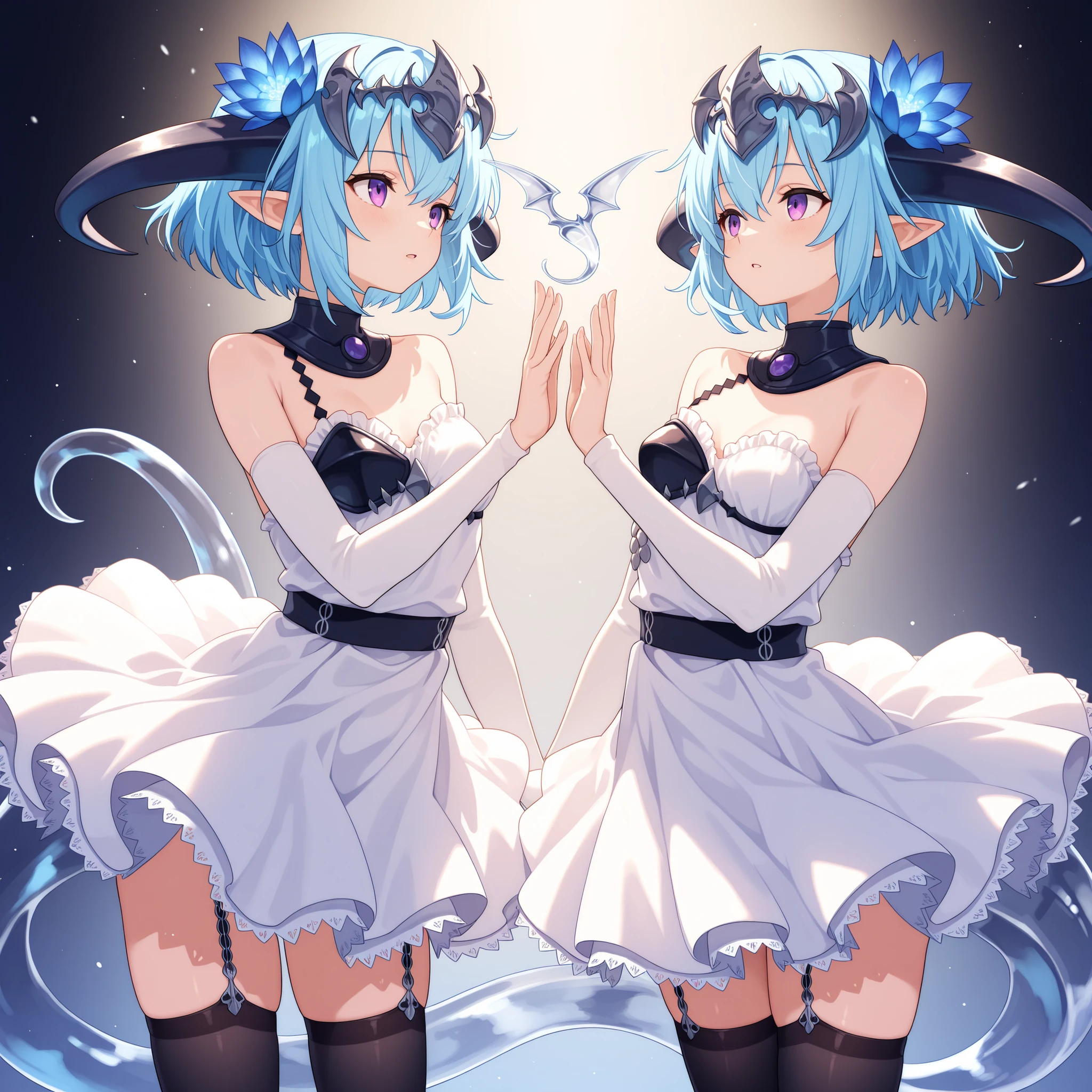 ((masterpiece, best quality)), Delicate face,knight,Standing picture,whole body,Perfect body proportions,Long legs,Handsome short hair,Beautiful silver eyes,Fantasy style,White background,Extremely beautiful,transparent,Pure white flower marriage,Sexy bikini,chain,Tattoo,Lace,exposed