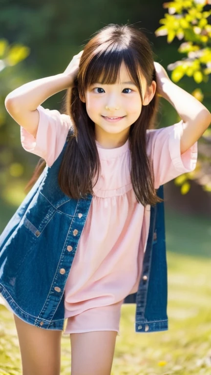 hight resolution、high-level image quality、in 8K、Real live-action、Raw photography、top-quality、masterpiece、超A high resolution、Raw photo、ren、Beautiful fece、masutepiece、((Obscene content))、For adults、charm of 、absurderes、((((Japan elementary school students))))、Japan Girl、((8years old))、((with round face))、((Tanuki face))、((Cute little face))、((((Shy laughter)))))、de pele branca、((chubby figure))、Juvenile physique、Smaller chest、kne、 thighs thighs thighs thighs、独奏、fullllbody、Very nice、(((Children's Clothing:1.0) ))、 ((Pubic area))、(Mansuji)、((White panty))、(Photorealsitic:1.37)、Photon mapping、Realistic、Radio City、Physically Based Rendering、depth of field rally background、a picture、(((a junior idol in Japan)))、Sparkling eyes、shiny lip、too bright natural light、The Bright Sun、Too bright sunlight、(((((8years old)))))、(((Pubic area)))、(Mansuji)、Children's Clothing, Children's Clothing、Open your crotch、Only one person,Short hairstyles、Short-cut hair、(inside in room)