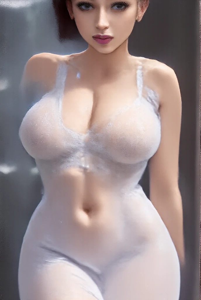 SFW,highest quality, Ultra-high resolution,Highly detailed face and eyes, (Realistic:1.4), Blurred Background,One girl,From the side, Put your hands behind your back,16-year-old girl,Ten generations,,From the side,(Crop top、Nipple Puffs、Hard erect large nipples、black:white:Green yoga pants), (light brown:red:Grey Hair:1.4), View Viewer, smile, cute, Huge Ass,(Long legs:1.2),Huge breasts,Tight waist,Going Beyond the Wall,Camel Toe,(Breasts, nipples and vaginal lips visible through underwear: 1.5)、Camel Toe、Giant tit、Nipple Puffs、Cleavage、Plump、Super big breasts、Super big butt、Bubble butt、、(Climax Facial Expression:1.5)、、((Ahegao:1.5))