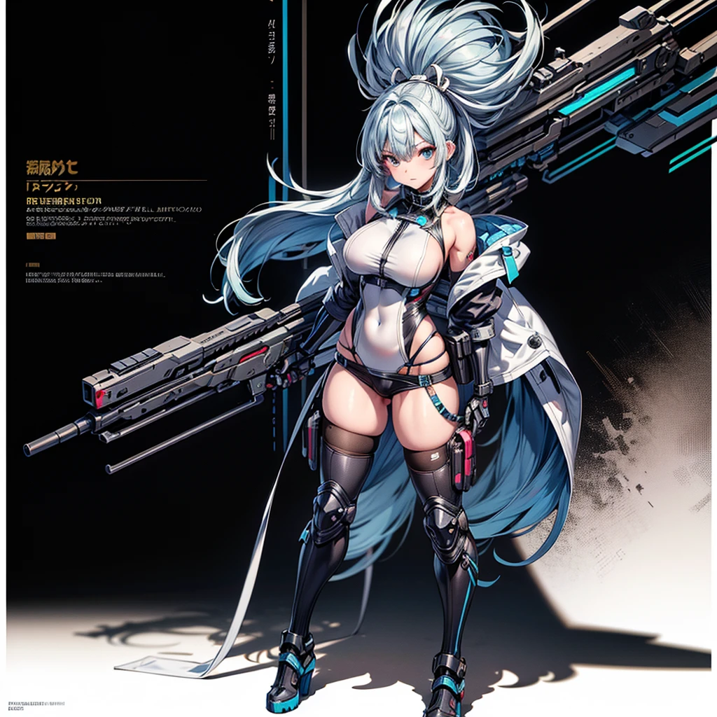 Press the original drawing,A mech girl