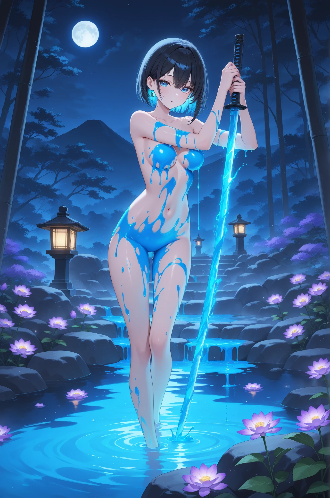raw wet japanese clothing belt kimono sideboob obi reflection Pool marbles paddling pool "Water Falls" water drop of water equirectangular 360 meticulously intricate Pro-photorealism angle below-near" masterpieces (Guweiz and James Jean) tattoo CGSCOSITY absurd sunflower short hairstyle interiors Agathe discreet ornament yellow-saffron delicate face expressive face cheekbones glowing pompette turquoise great ultra-beautiful eyes lazuli opal open mouth teeth smile (skin High detailed: 1.3) Suave athlete:1.3 Attractive jacket:1.3 Open shoulders:Off Lace:1.3 White Shirt:1.3 Open Clavicle Sleeves:1.3 Papillotes:1.3 White silk satin Large breasts drooping:1.3 Pointed spread covered Corait:1.3 Strange felts Seams navel skirt:1.3 Wide fringe swinging spinel thick leathers:1.3 covered:1.2 imposing partially occult pubic hair Thighs covered garters:1.3 Legs boots:1.3 Solid voluminous black furs abundant lights sun illuminations luminescences depths reflections optimal resolutions perfections ultra precise maximum lightnings contrasts global illuminations cgi vfx sfx reflex ultra details Octane made extreme improved graduated UHD XT3 16K DSLR HDR UnrealEngine5 romm rgb pbr 3dcg fxaa blu-ray colors-coded backlighting anti-aliasing fkaa txaa rtx ssao opengl-shaders glsl-shaders post-processing post-production cell-shading tone-mapping obscures Cristalline DoF robot female "Heavy Metal"  dark navy metallic familiar Pole-Dancing Magic water drop of water snake fountains Drink beer wheels slide "Buck-Beer" transparent mirror ruby occult earth (Magic Disco=Ball fullbodye Earth blooms:1,3 graduated heart hearth earth blooms:1,0.3 ) dramatic lantern paper background lantern night full moon rain mountain nsfw outdoors