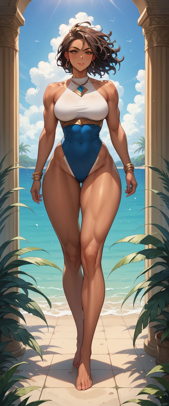 riomorales, (curvy), sentada de cuclillas, cara de ahegao, enormes pechos, cintura delgad, enorme trasero, milf, masterpiece, best quality, extreme detail, 8k, image sharpness, back view