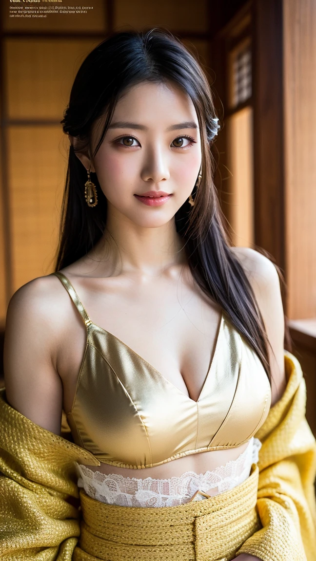 Upper-class woman in formal dress、Longer dress、Shining Red、Gorgeous Dresses、On the windowsill in the hallway、young sensual woman, Gorgeous young Japan woman, Beautiful young Japan woman, A smile, Innocence, Young Asian Woman, Young Asian Girl, Beautiful young asian woman, (Photorealsitic), Look at the viewer, Face Viewer, (intricate-detail:1.2),(​masterpiece, :1.3) ,(top-quality:1.4), (超A high resolution:1.2), 超A high resolution, (A detailed eye), (detailed facial features), nffsw, 8K resolution, (Lens Flare: 0.7), turned around,