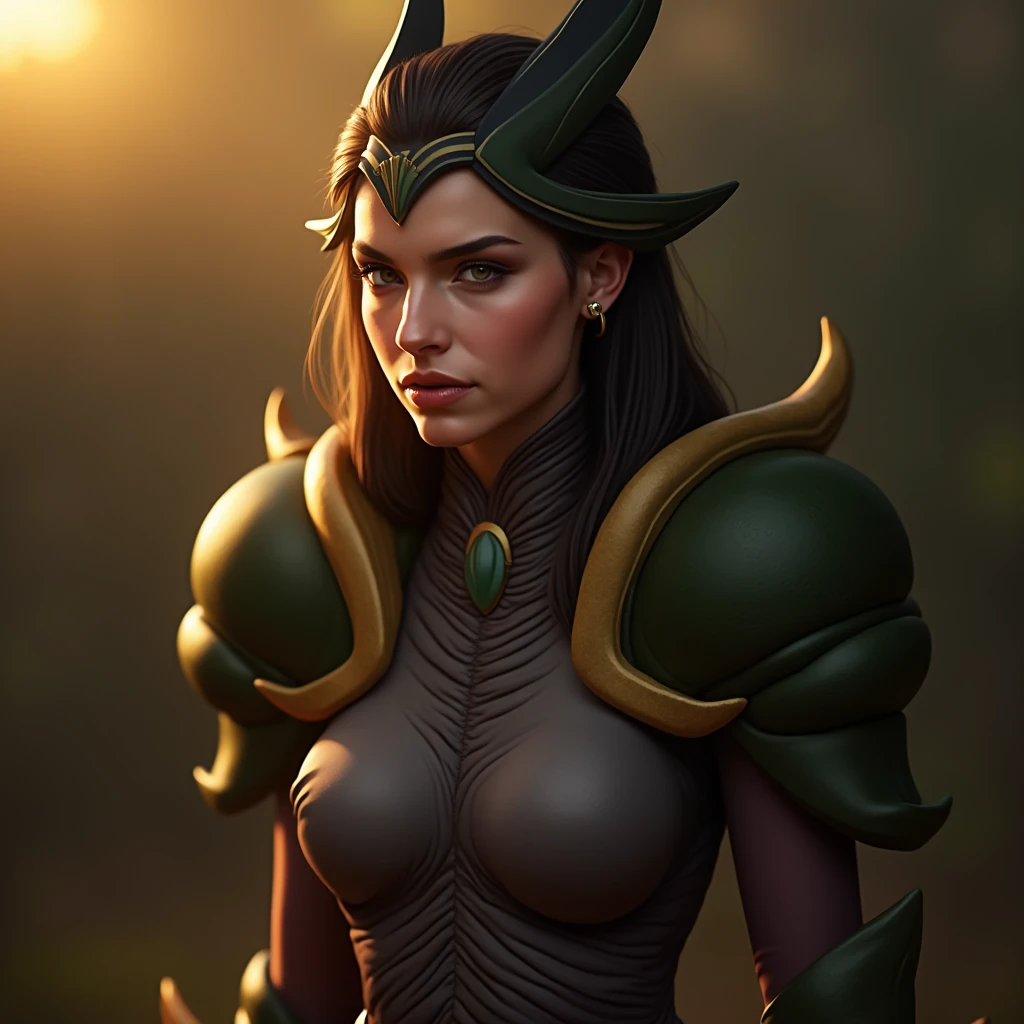 (cassiopeia league of legends), smiling, posse sexy, high resolution, super detaill, 8k, in a city