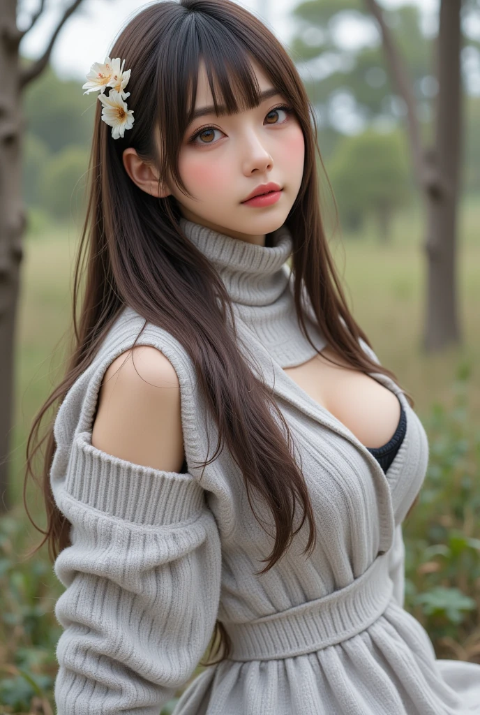 (top-quality、8K、masuter piece、UHD1.3、Raw photo)、(Photorealsitic:1.4)、1 persons、Beautiful women、((NSFW:1.20))、20yr old、(FULL BODYSHOT)、(Keep your head small)、(Walk facing the front:1.9)、long black hair with curls,,、Super Detail、Best Quality、Clean face、beautiful countenance、big eye、(accurate anatomy:1.10)、((nudde:1.20))、((no-bra))、(Detailed areola:1.5)、(Detailed nipples:1.5)、 (Draw clean genitals:1.5)、(Drawing the right genitals:1.5)、A smile、quite winding、legs are long、well-muscled、(Wearing pin heels)、Look at viewers、A smile、爆乳、big breasts thin waist、nabel、thighs thighs thighs thighs、(Beautiful curvaceous)、amorous、Bewitching、Sexy、(Glossy)、(NSFW)、spotless、Beautiful enough to see、Long corridors of the hotel、backgroung details、 (Depth Fields:1.3)、profetional lighting、