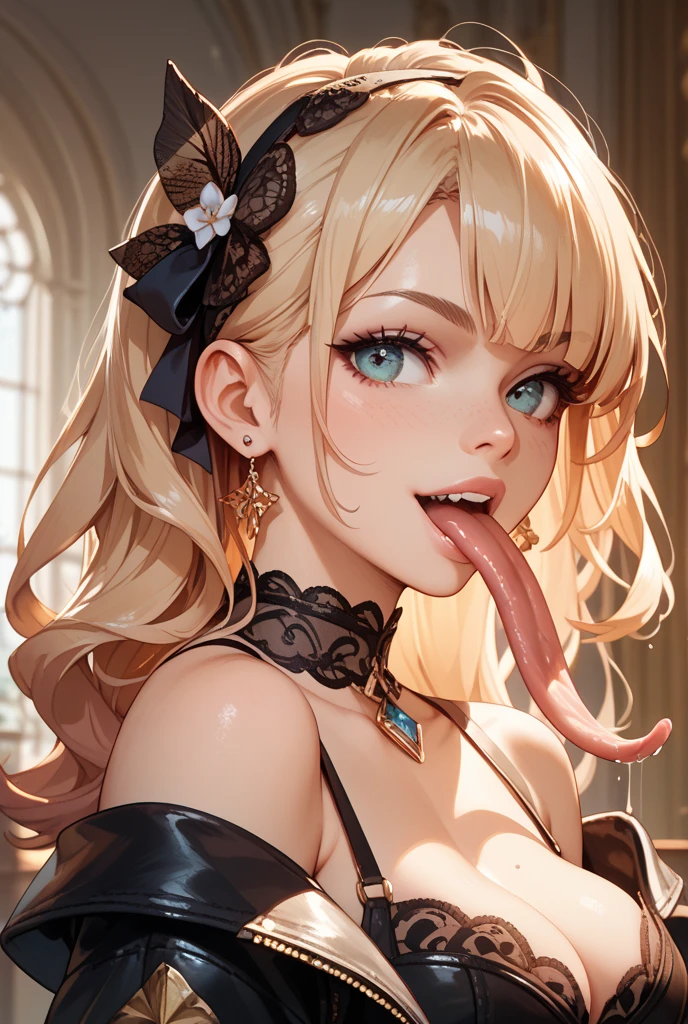 Semen covered slave chains, Slave Collar, lyin in bed, slave clothes, eyes rolled over, Tongue out, cum in tongue, Crazy, Open mouth, Screaming, Ahegao, Heavy breathing, blush, Sweat, slave clothes、Covered in semen、Rape、Semen covered in on 10 penises