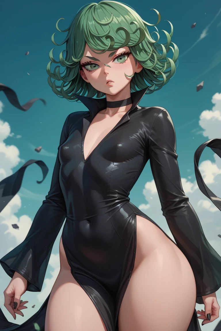 Personaje Tatsumaki, del anime one puch man, sexy